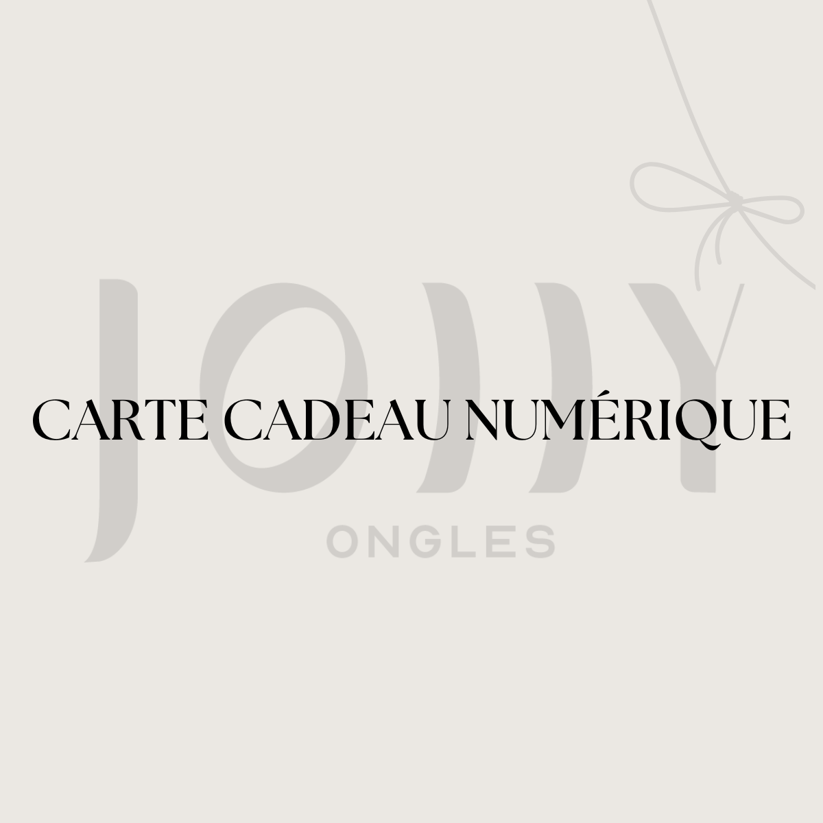 Carte-cadeau Jolly Ongles