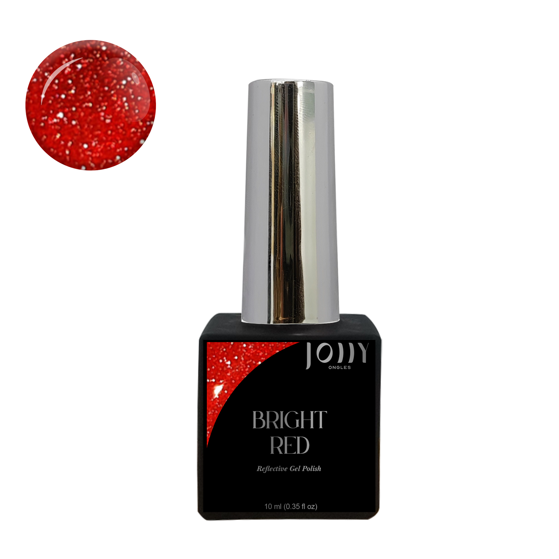 Reflective gel Bright Red