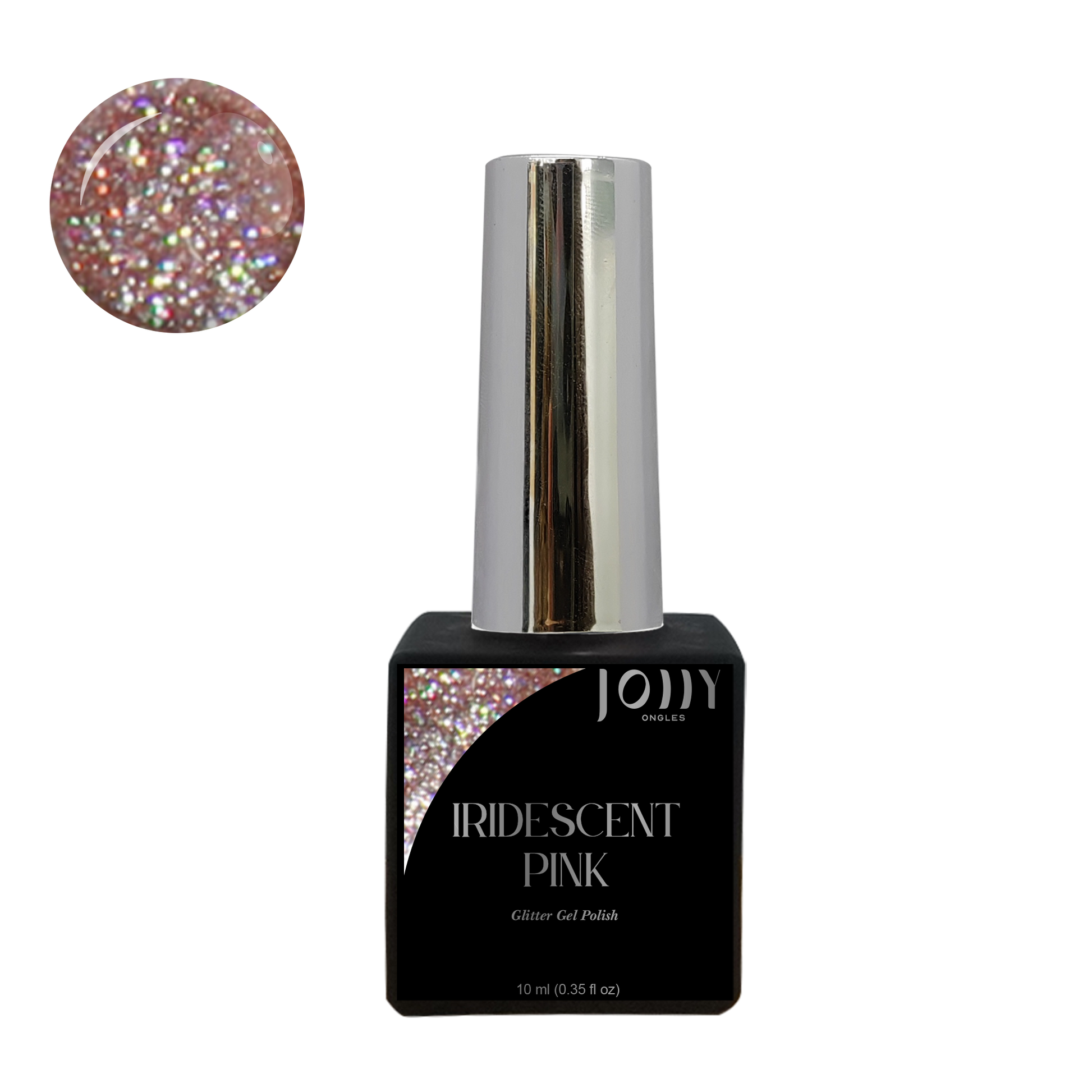 Glitter gel Iridescent Pink
