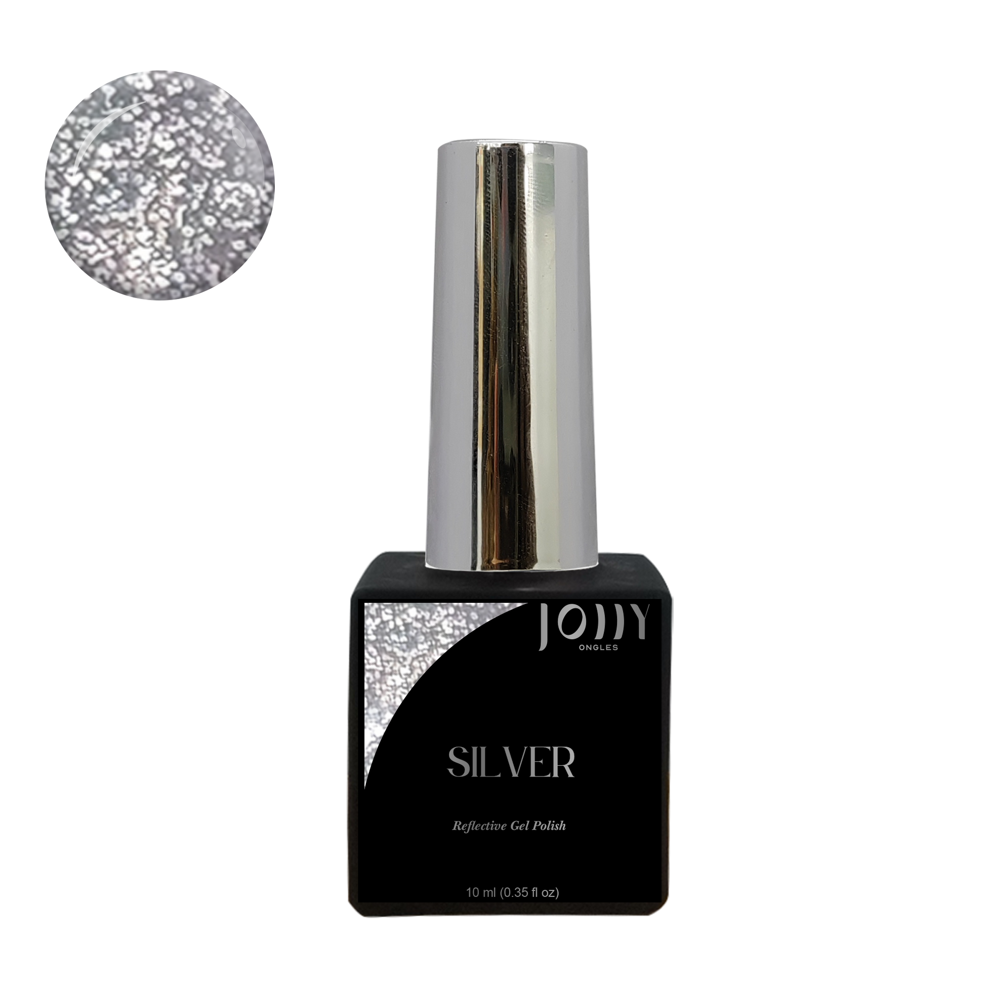 Reflective gel Silver