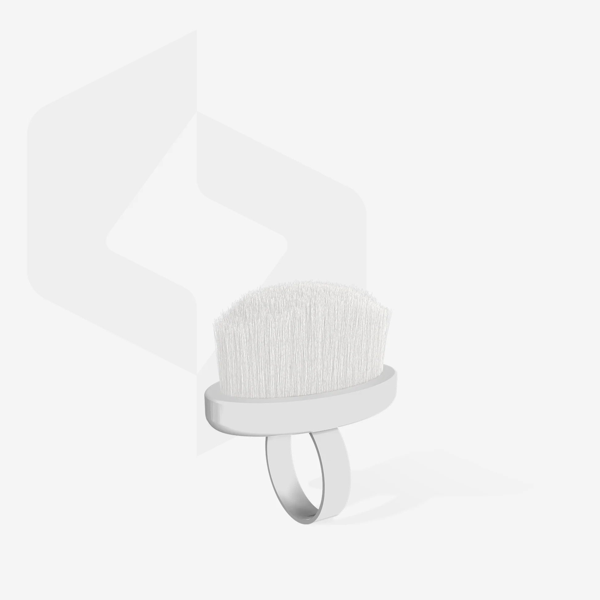 STALEKS EXPERT 03 Mini Anneau-brosse manucure pour nettoyer les ongles de la poussière (10 pièces)