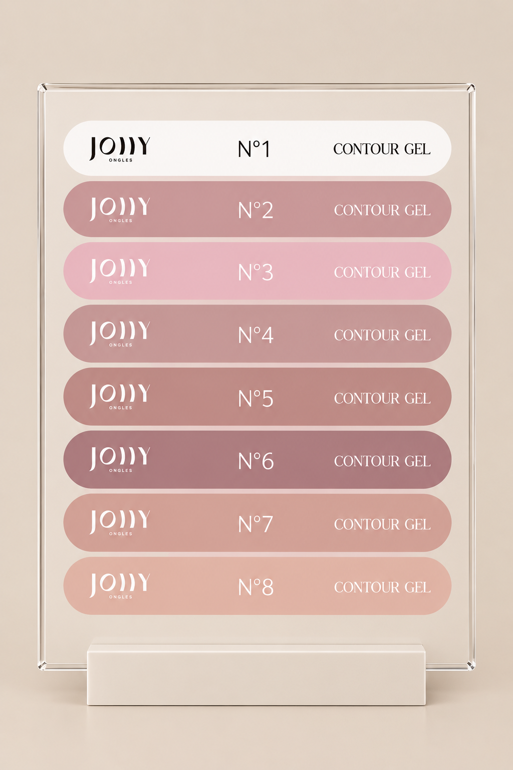 Stickers nuanciers - Contour gel