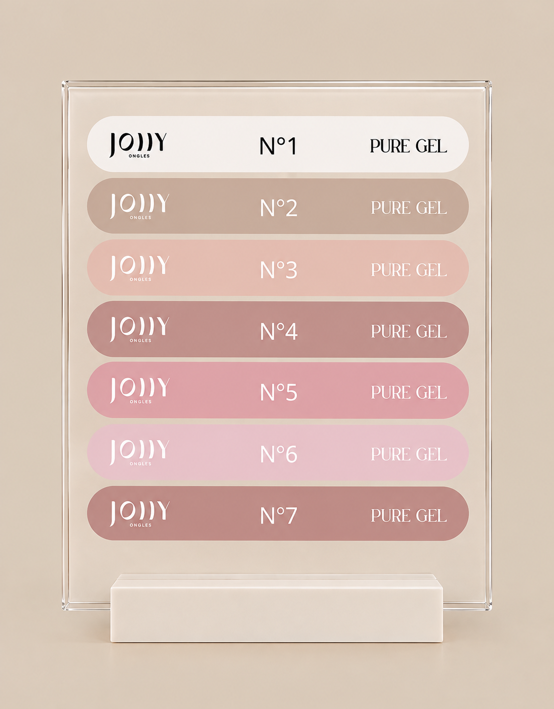 Stickers nuanciers - Pure gel