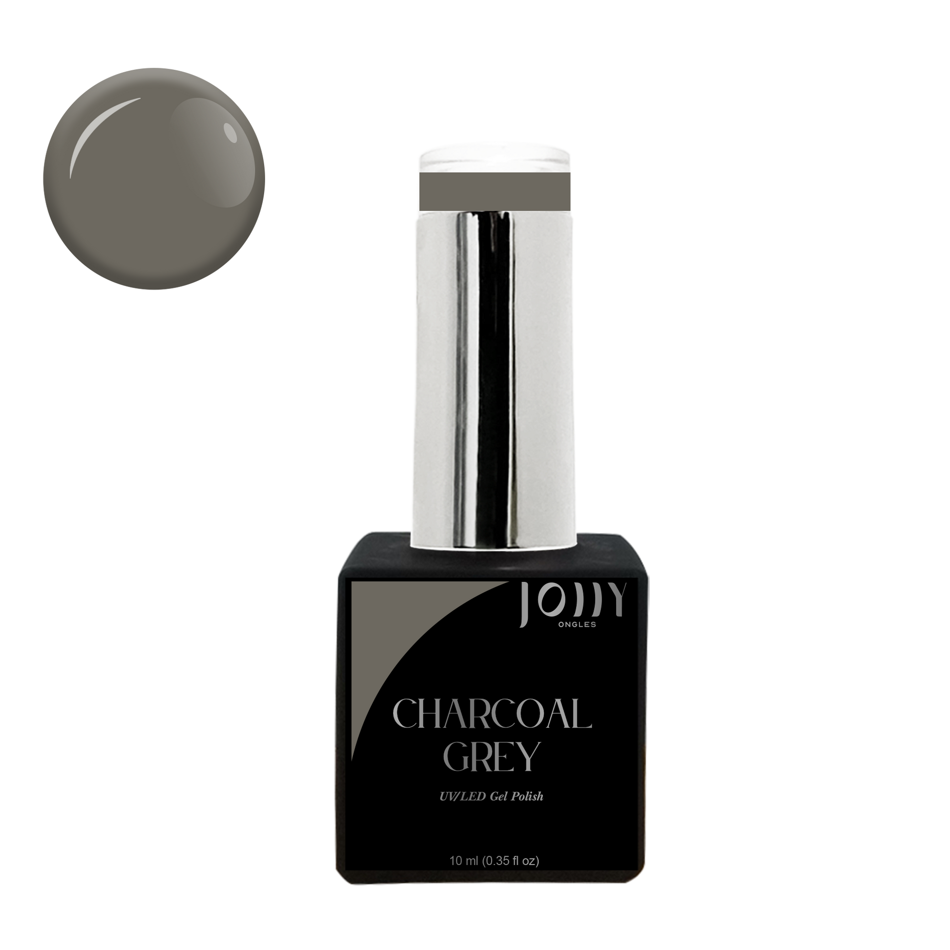 Gel Polish Charcoal Grey - Sans TPO et HEMA