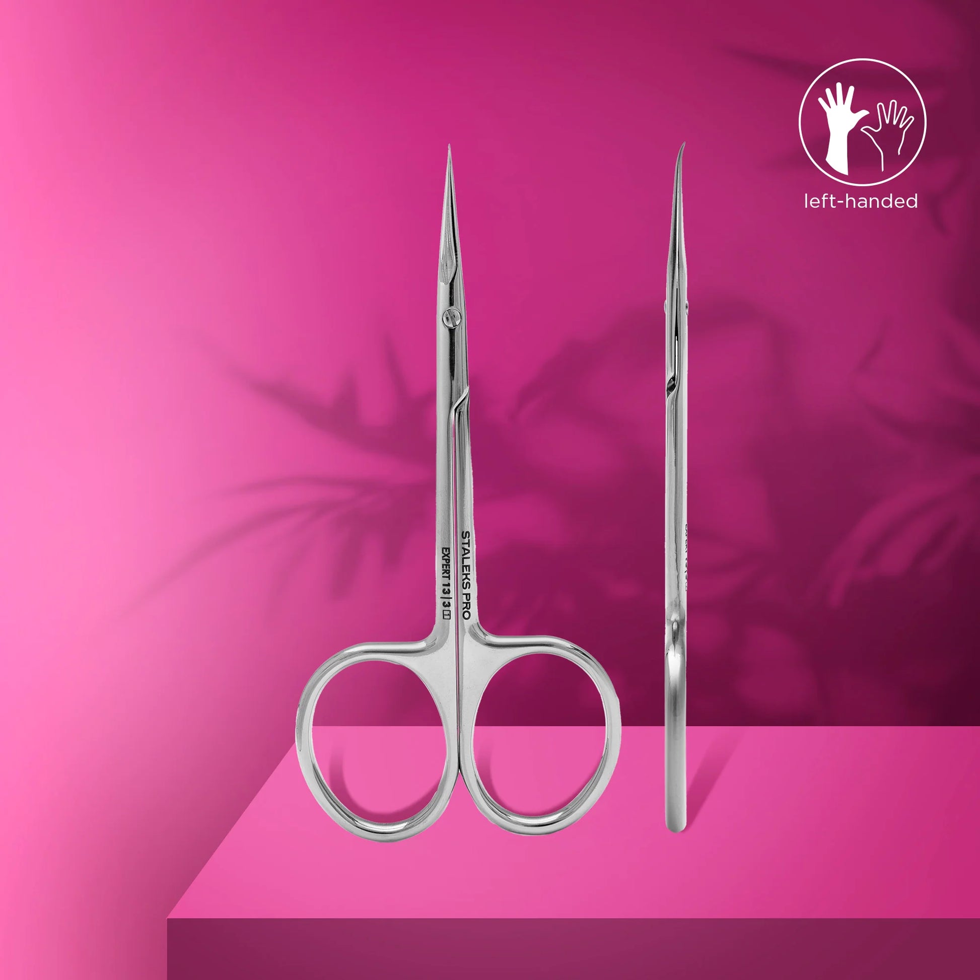 Ciseaux Professionnels Avec Le Crochet À Cuticules pour gauchers EXPERT 13 TYPE 3